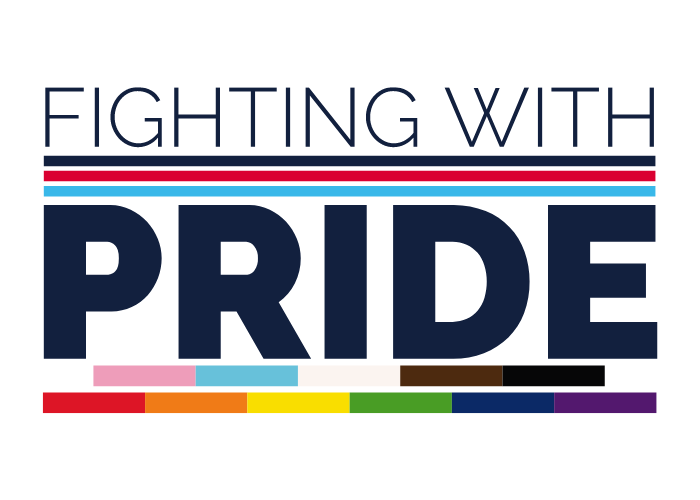 Fighting with pride logo