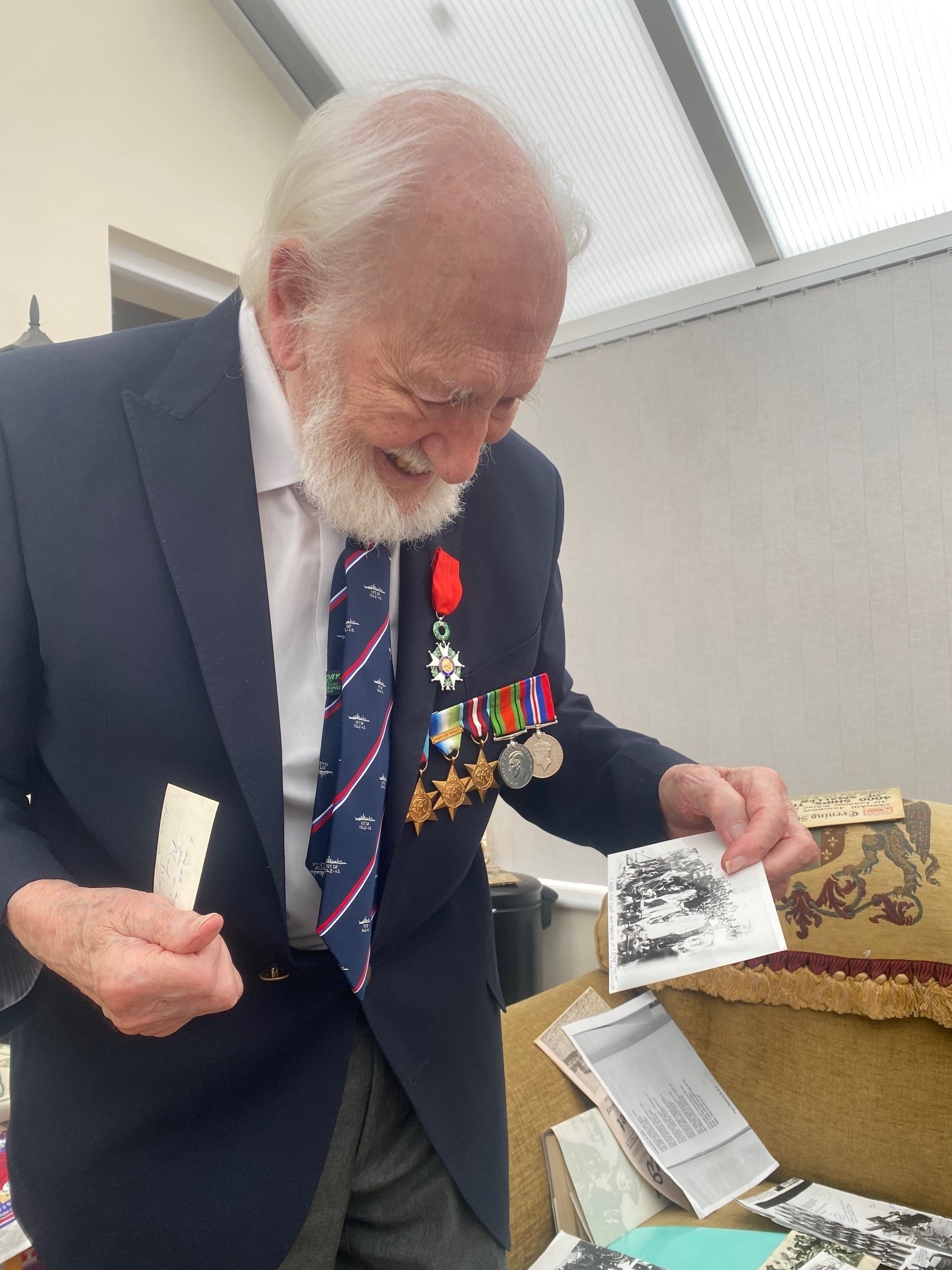 D-Day veteran Peter Seaborn 