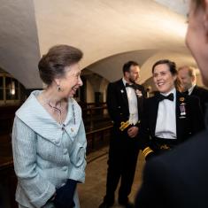 The 4th annual HMS Oardacious Gala, attended by HRH The Princess Royal