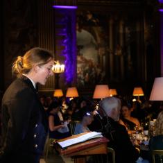 The 4th annual HMS Oardacious Gala, attended by HRH The Princess Royal