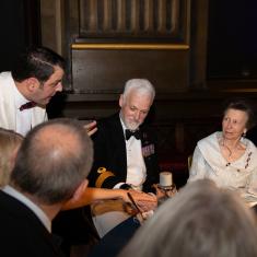 The 4th annual HMS Oardacious Gala, attended by HRH The Princess Royal