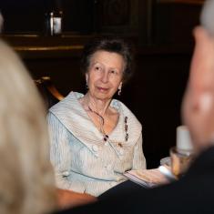 The 4th annual HMS Oardacious Gala, attended by HRH The Princess Royal