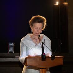 The 4th annual HMS Oardacious Gala, attended by HRH The Princess Royal