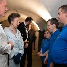 The 4th annual HMS Oardacious Gala, attended by HRH The Princess Royal