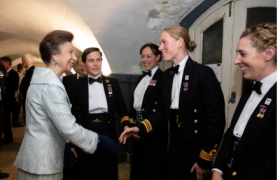 HRH The Princess Royal meets the Valkyries