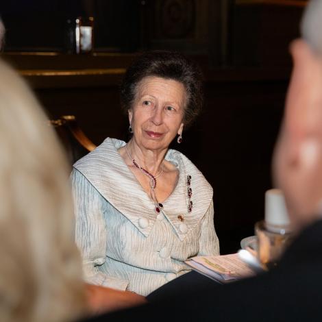 The 4th annual HMS Oardacious Gala, attended by HRH The Princess Royal